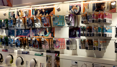 Muro headphones de lejos